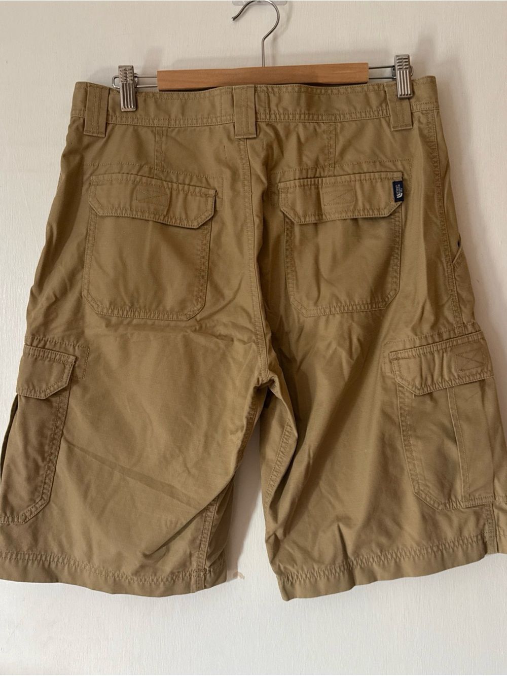 The North Face Cotton Khaki Cargo Rip Stop Hiking Shorts | Men's 34 x 10 - Picture 3 of 8